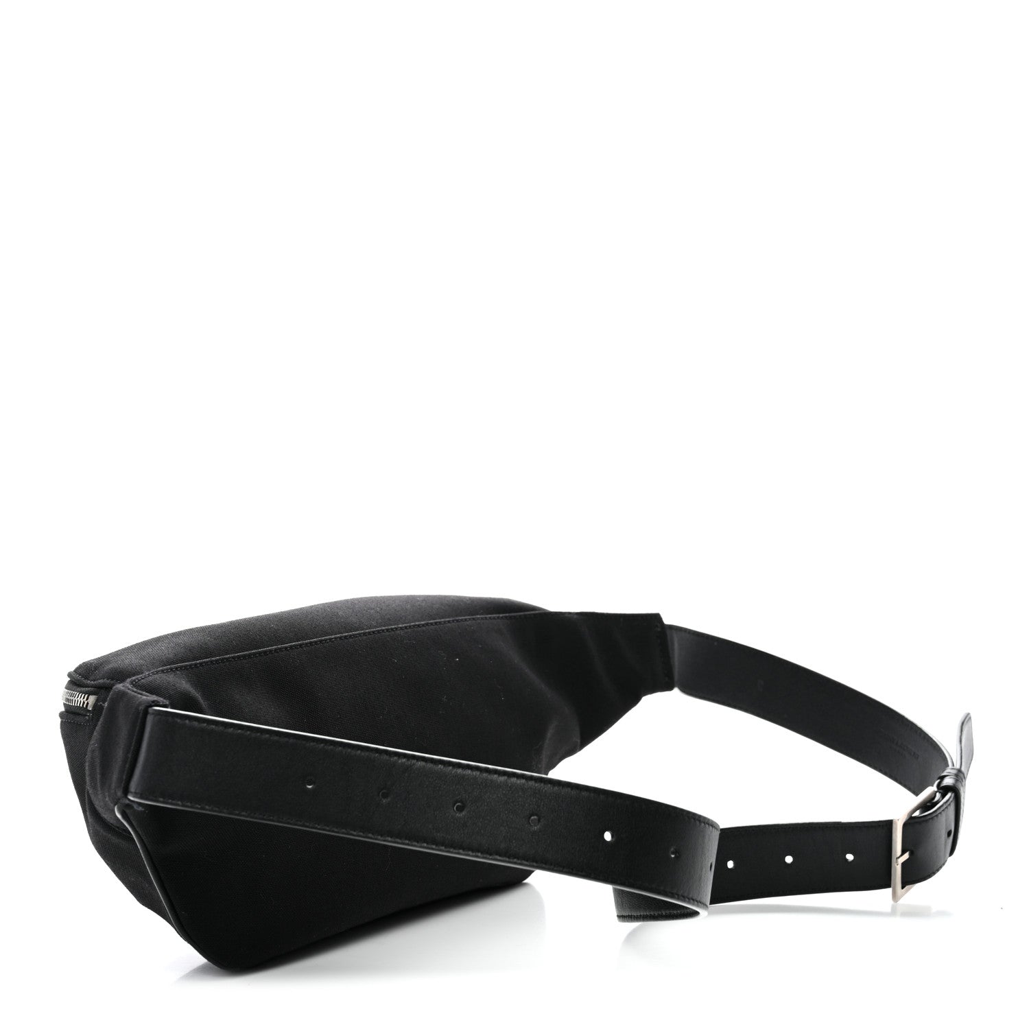 Saint Laurent Canvas Monogram Belt Bag Black 3 of 10