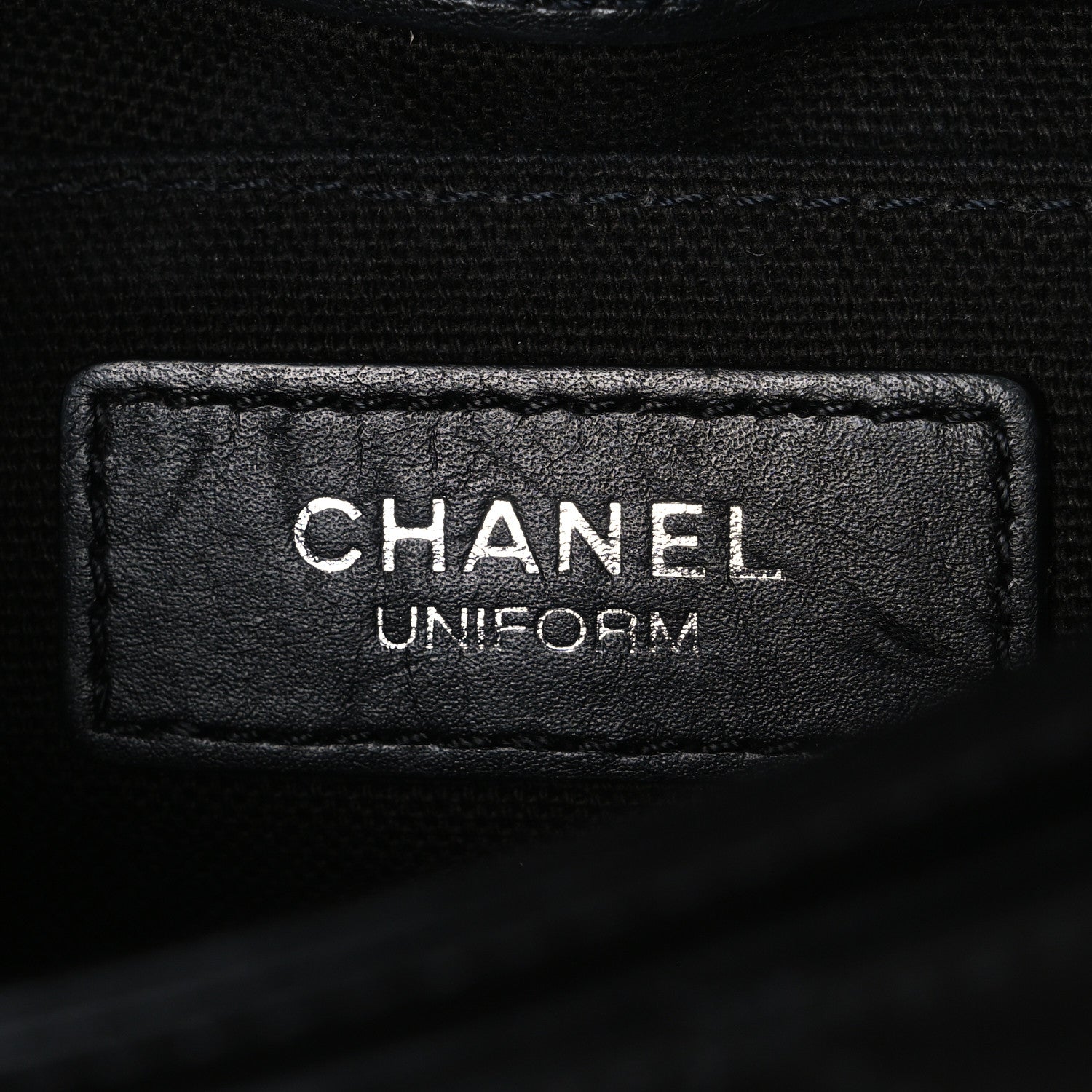 Chanel Calfskin Quilted CC Uniform Flap Belt Bag Black 5 of 10