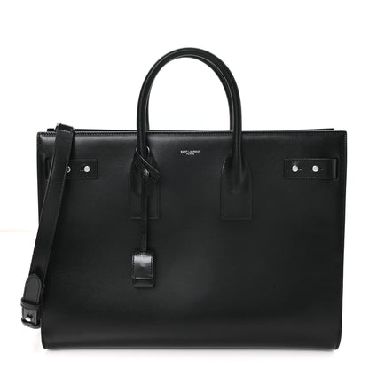 Saint Laurent Calfskin Large Thin Sac De Jour Black 1 of 11