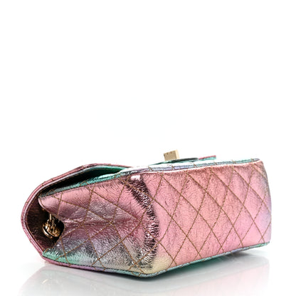 Chanel Metallic Goatskin Quilted Mini 2.55 Reissue Flap Multicolor 4 of 10