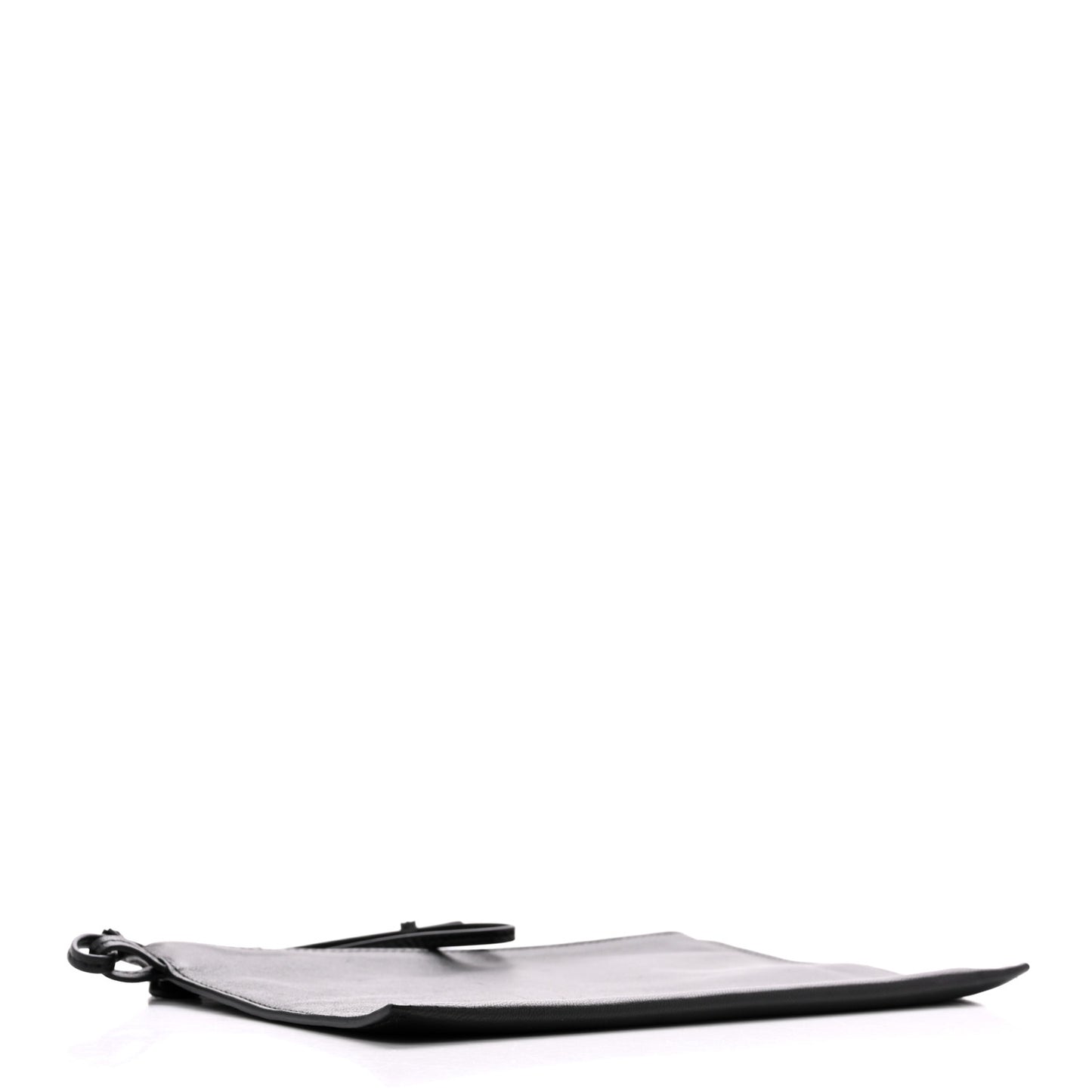Nappa Wristlet Pouch Black