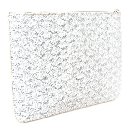 Goyard Goyardine Senat Pochette MM White 3 of 7