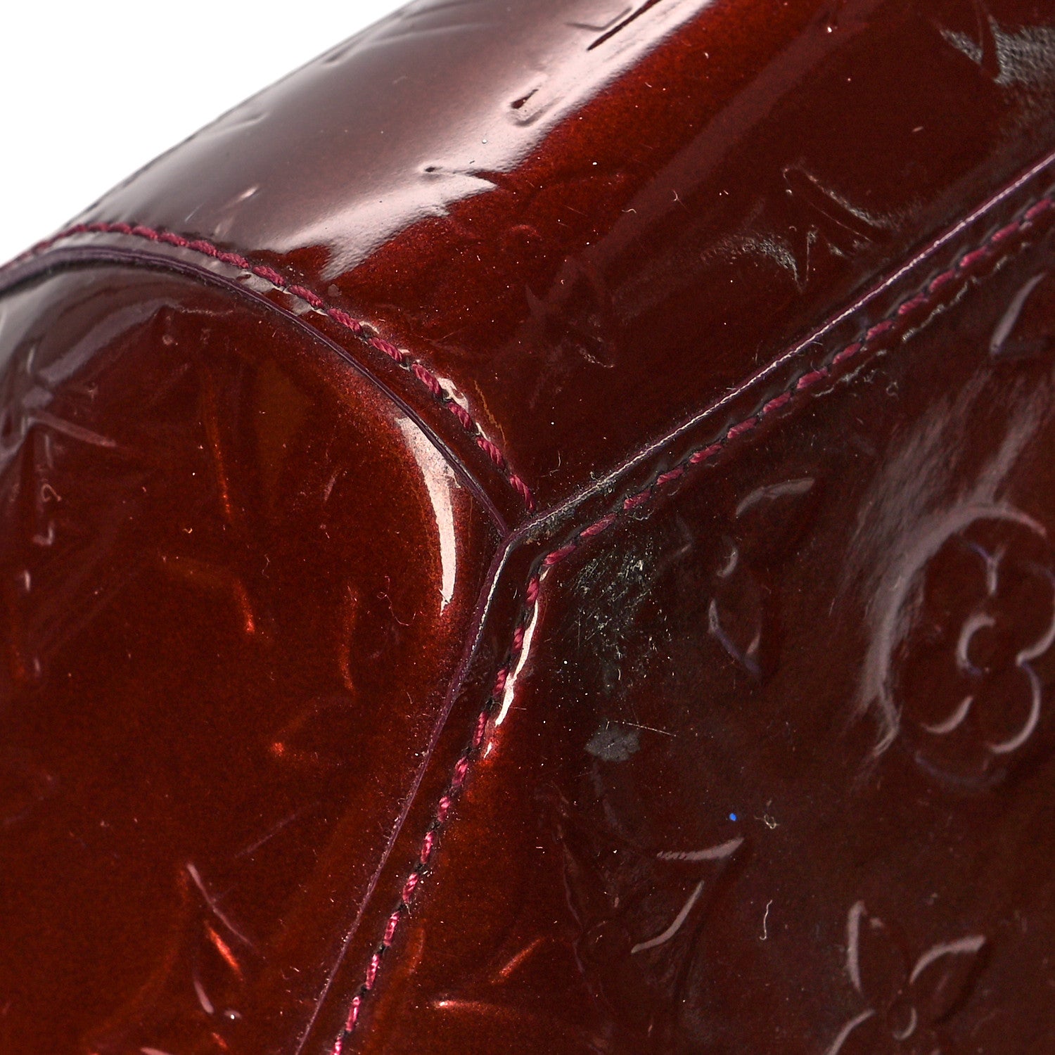 Louis Vuitton Vernis Sherwood GM Rouge Fauviste 10 of 11