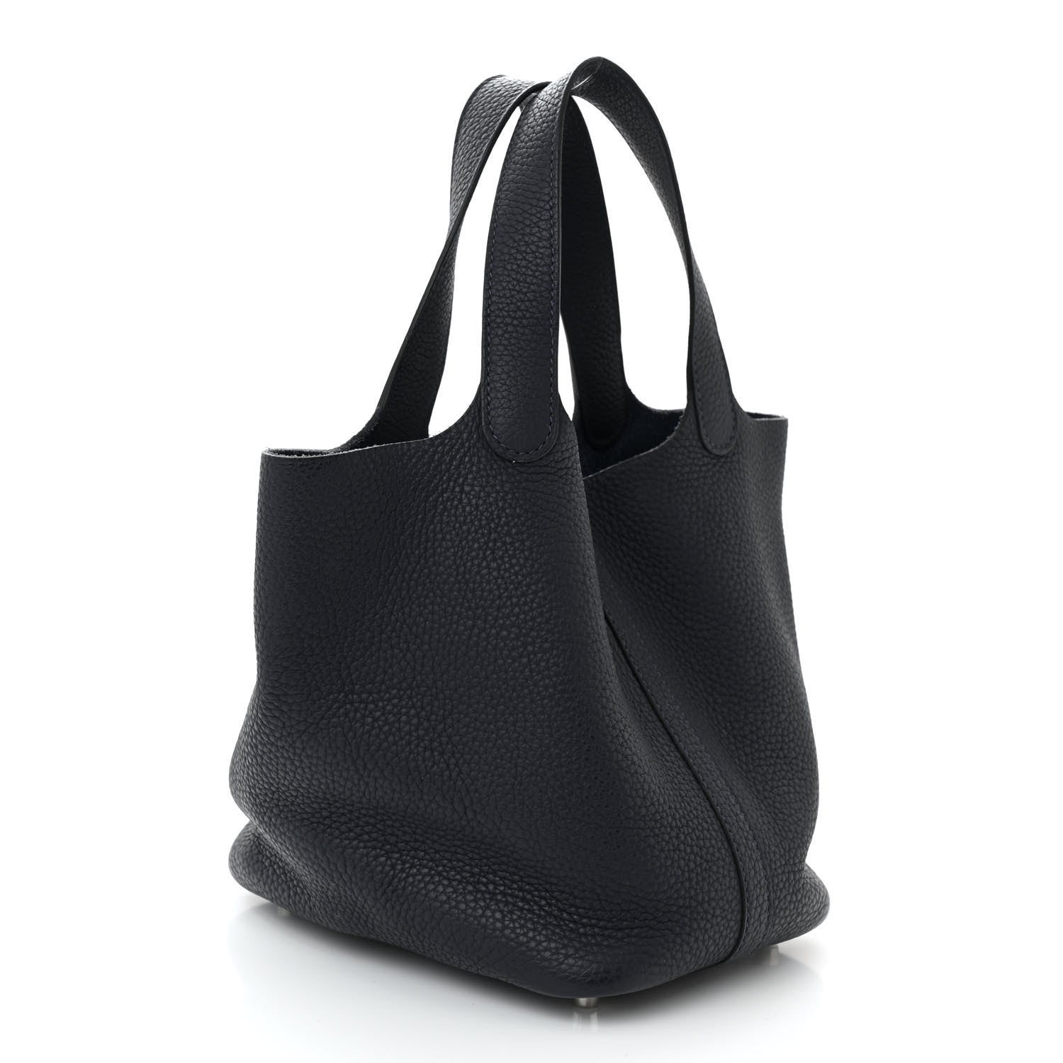 Hermes Taurillon Clemence Picotin Lock 18 PM Bleu Nuit 3 of 10