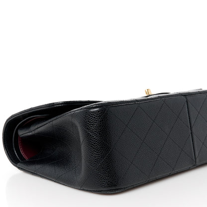 Chanel Caviar Quilted Jumbo Double Flap Black 10 of 13