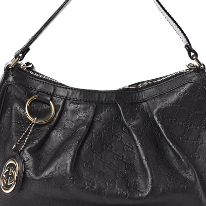 Gucci Guccissima Medium Sukey Hobo Black 12 of 12