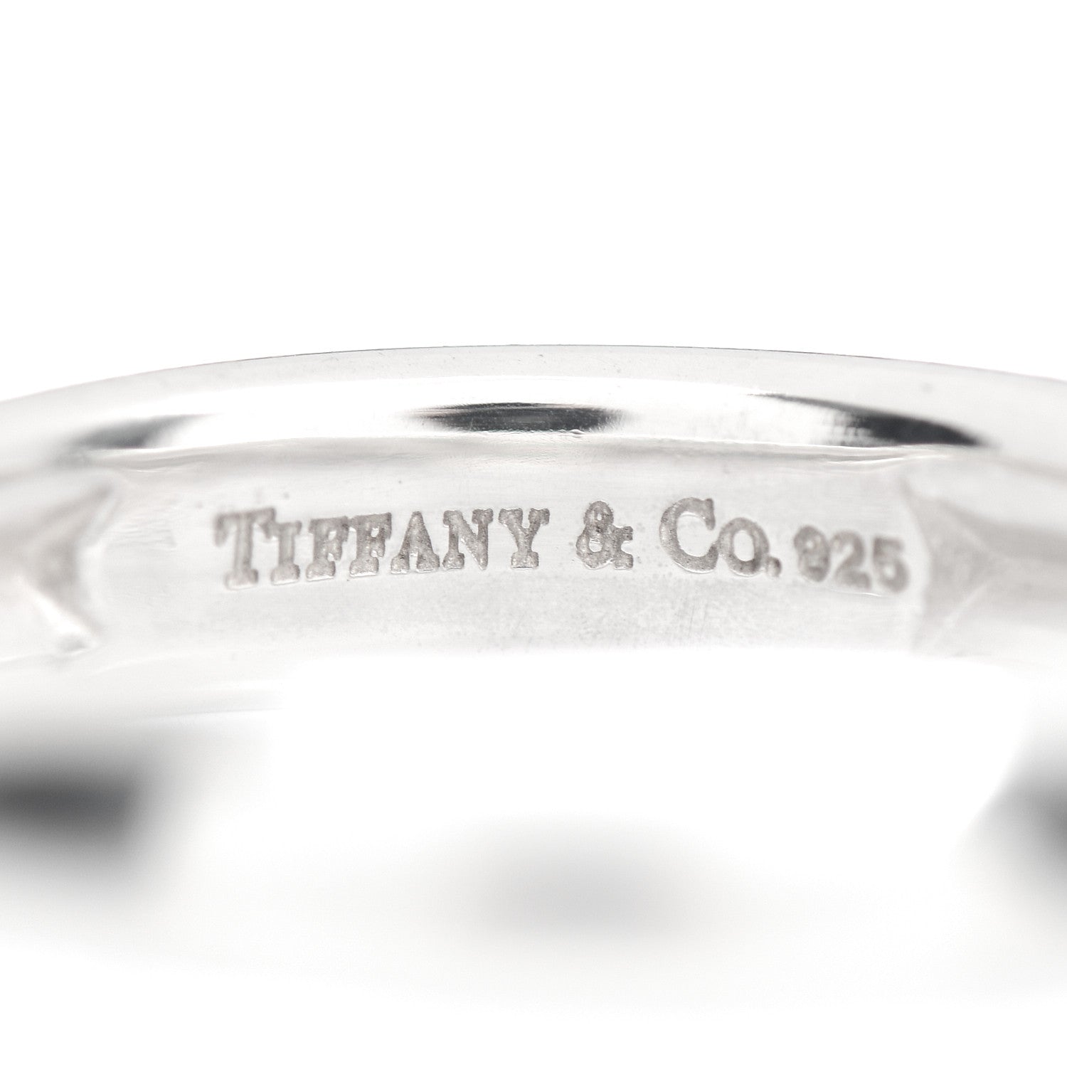 Tiffany Sterling Silver Paloma Picasso Double Modern Heart Open Ring 53 6.5 5 of 5