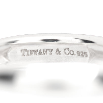 Tiffany Sterling Silver Paloma Picasso Double Modern Heart Open Ring 53 6.5 5 of 5