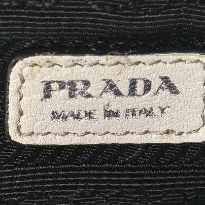 Prada Vitello Daino Coin Purse White 6 of 6