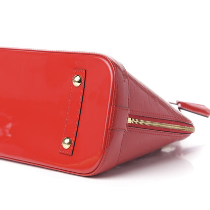 Louis Vuitton Vernis Alma PM Cherry 8 of 10