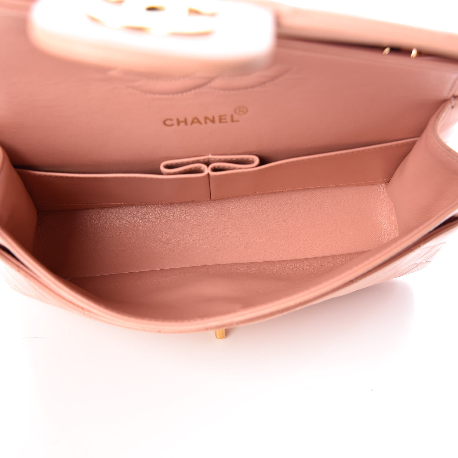 Chanel Lambskin Quilted Medium Double Flap Light Pink 5 of 16