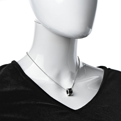 Bulgari Sterling Silver Ceramic Save The Children Pendant Necklace 2 of 6