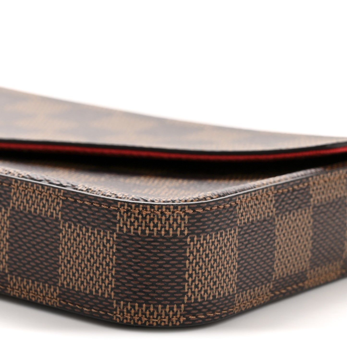 Damier Ebene Pochette Felicie Chain Wallet