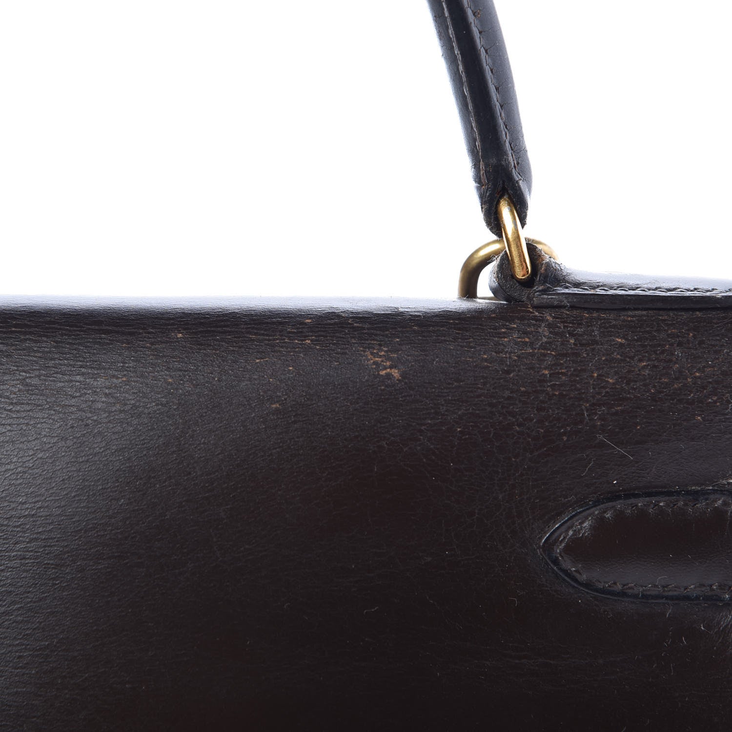 Hermes Box Kelly Retourne 28 Chocolate 35 of 45