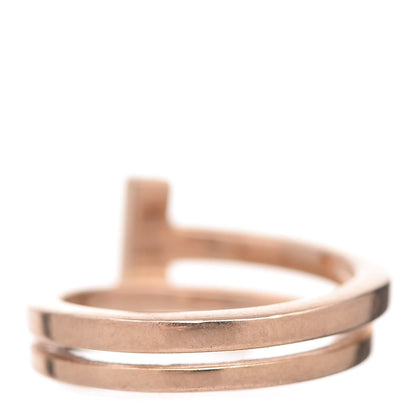 Tiffany 18K Rose Gold Diamond T Square Wrap Ring 52 6 4 of 5