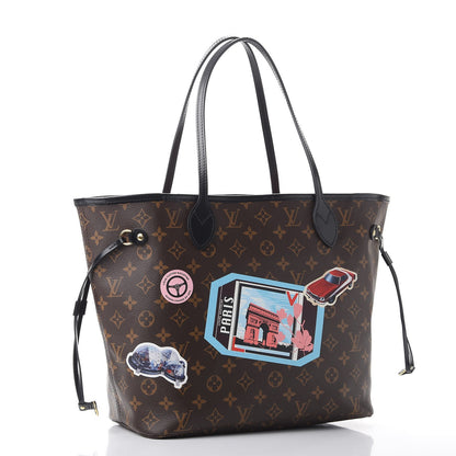 Louis Vuitton Monogram World Tour Neverfull MM 3 of 8