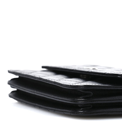 Chanel Caviar Quilted Square Wallet On Chain WOC Black 11 of 12