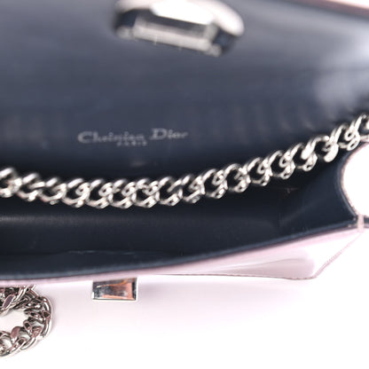 Christian Dior Metallic Micro-Cannage Mini Diorama Flap Bag Pink 4 of 4