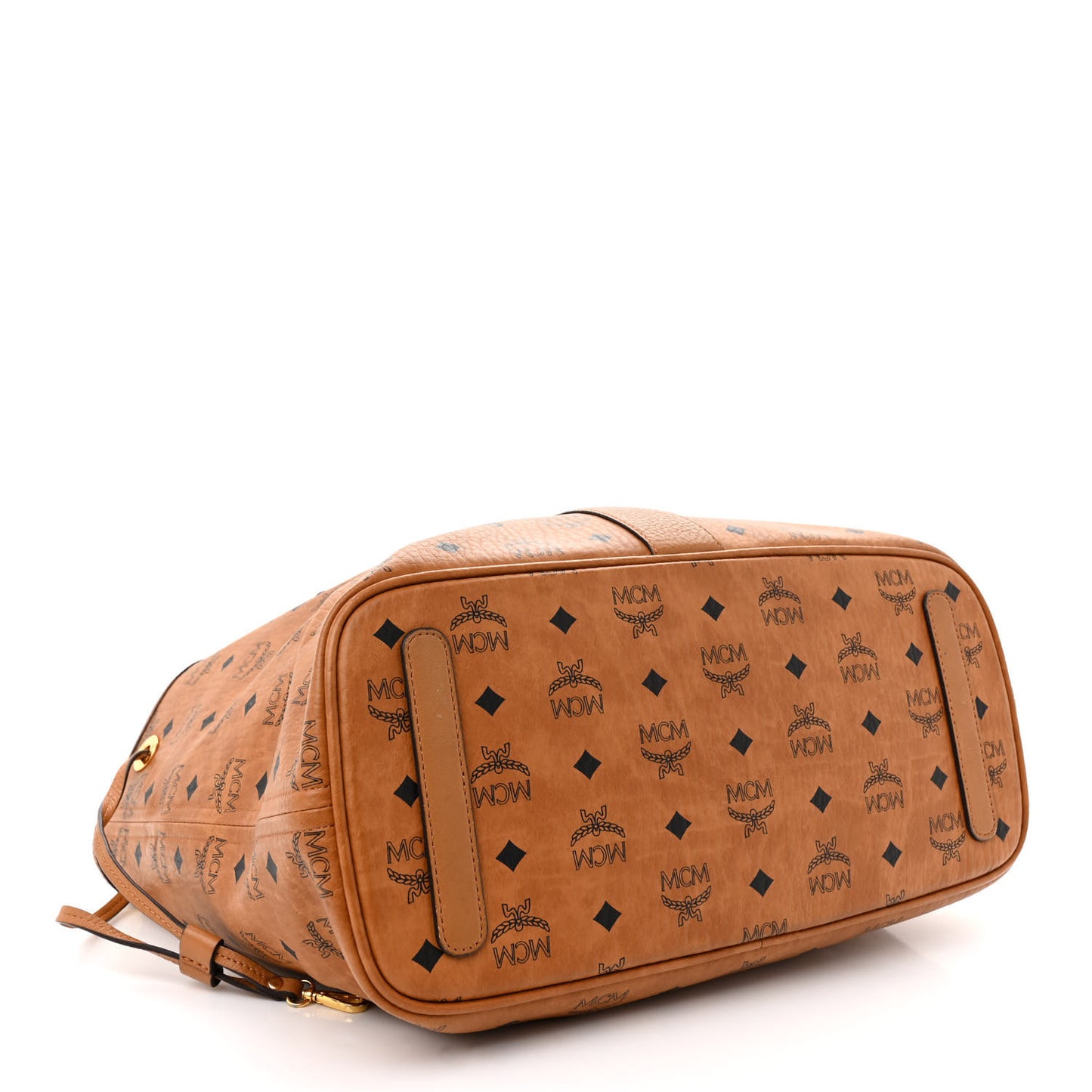 Visetos Medium Liz Reversible Shopper Tote Cognac