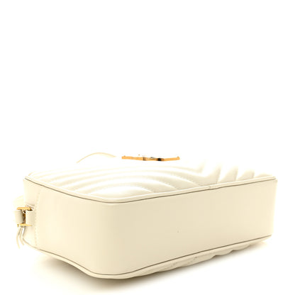 Saint Laurent Calfskin Matelasse Monogram Lou Camera Bag Crema Soft 1 of 11