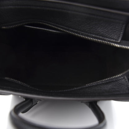 Celine Drummed Calfskin Nano Luggage Black 5 of 11