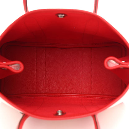 Hermes Twill H Negonda Garden Party 30 TPM Tote Rouge Casaque 5 of 10