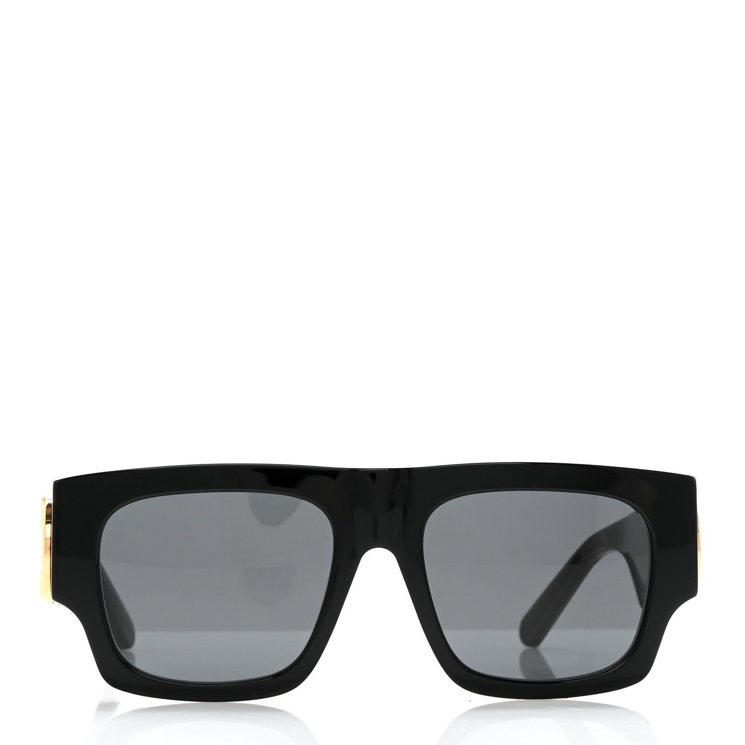 Louis Vuitton Acetate LV Link Square Sunglasses Z1478E Black 2 of 9