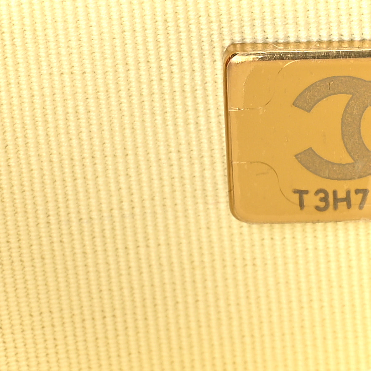 Iridescent Goatskin Quilted Wallet on Chain WOC Light Yellow