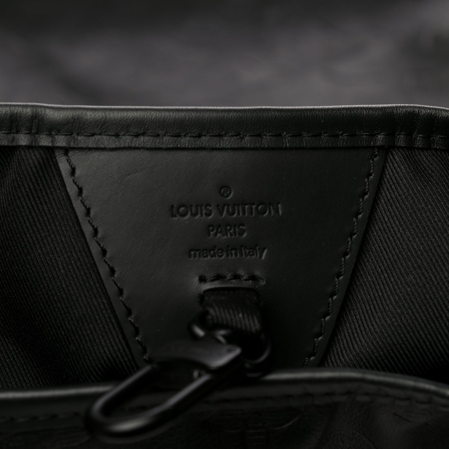 Calfskin Monogram Shadow Tote Black