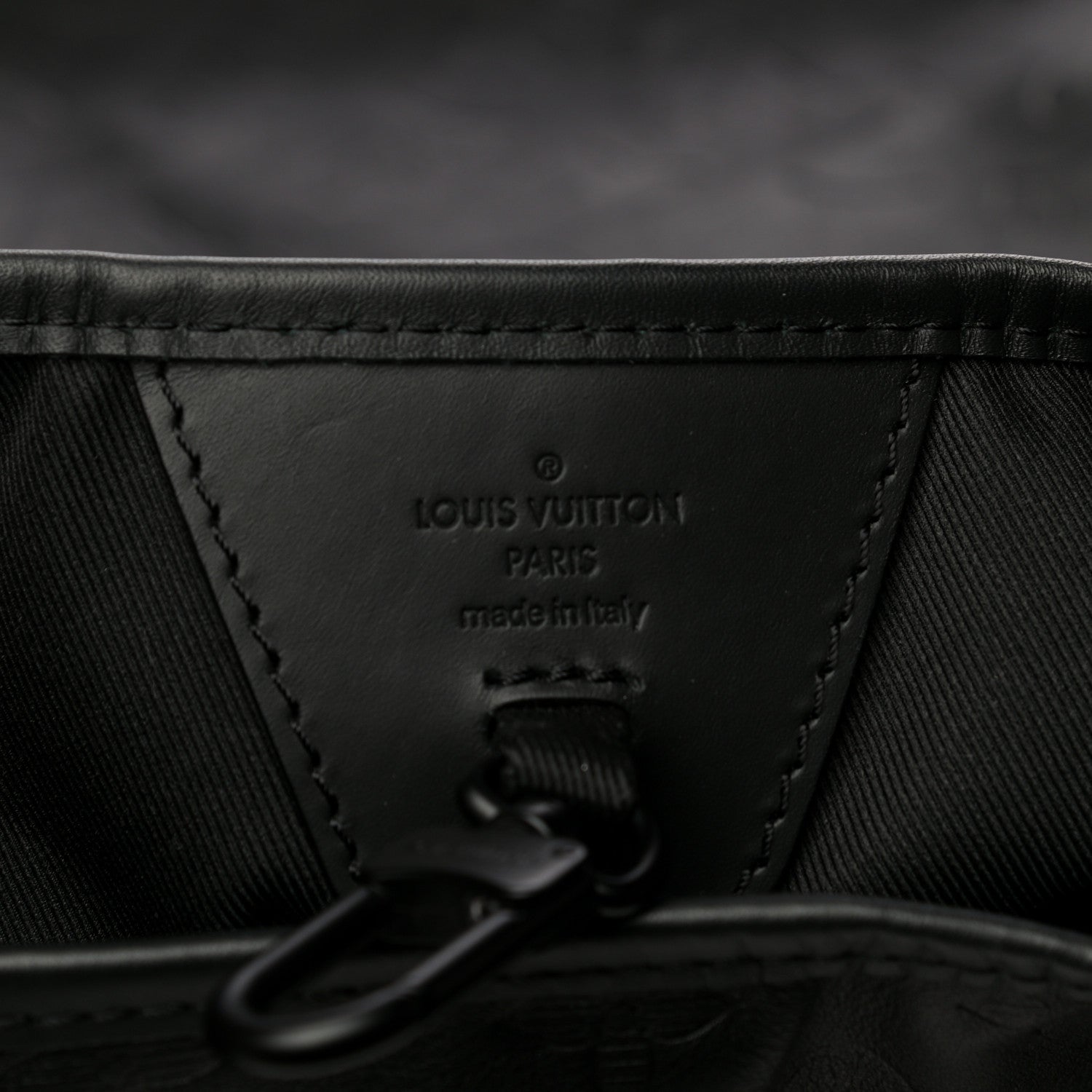 Louis Vuitton Calfskin Monogram Shadow Tote Black 6 of 9