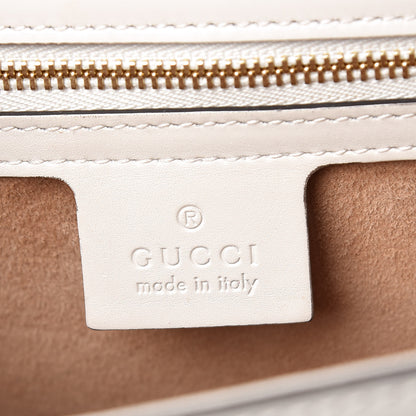 Gucci Calfskin Small Sylvie Shoulder Bag White 6 of 14