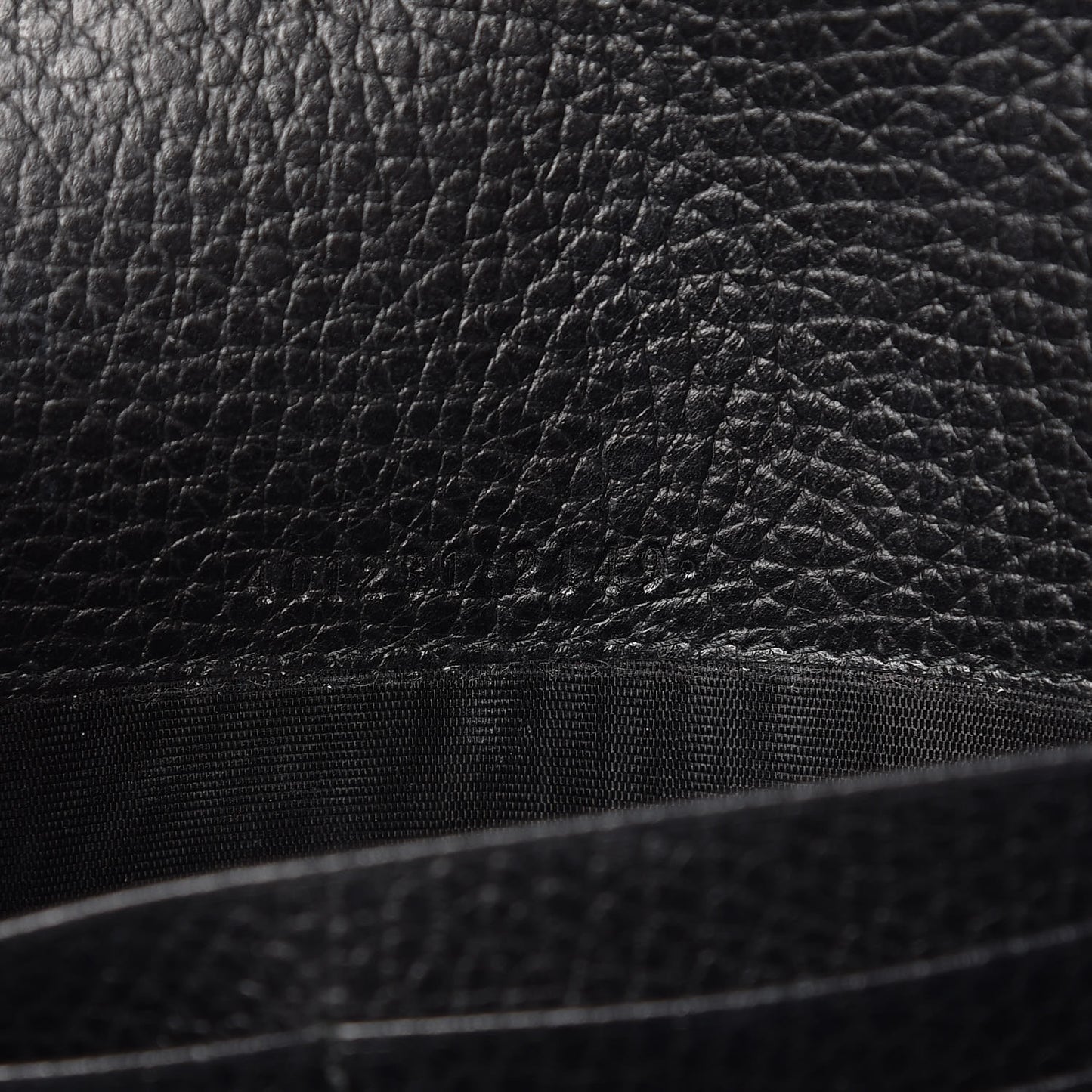 Calfskin Mini Dionysus Chain Wallet Black