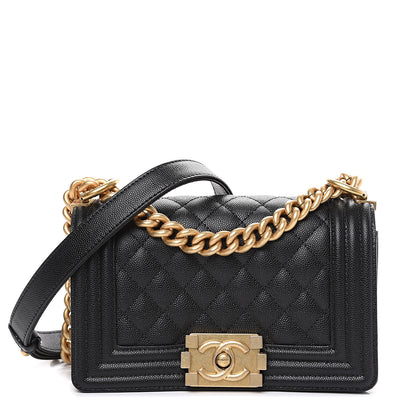 Chanel Caviar Quilted Small Boy Flap Black 1 of 10