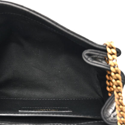 Saint Laurent Lambskin Quilted Monogram Mini Nolita Black 5 of 10