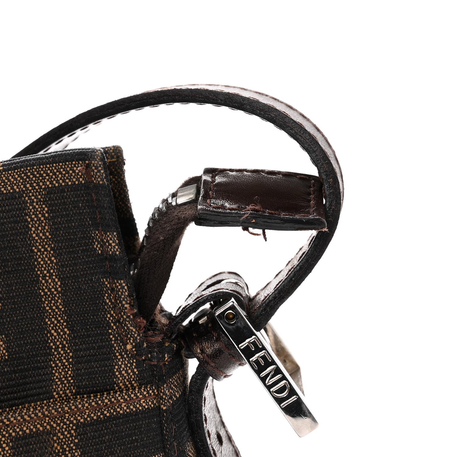 Fendi Zucca Shoulder Bag Tobacco 11 of 12