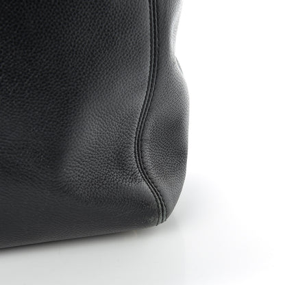 Chanel Calfskin Tall Cerf Tote Black 31 of 32