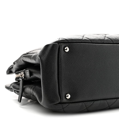 Chanel Caviar Quilted CC Timeless Soft Tote Black 9 of 10