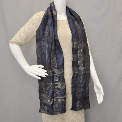 Burberry Metallic Check Scarf 2 of 6