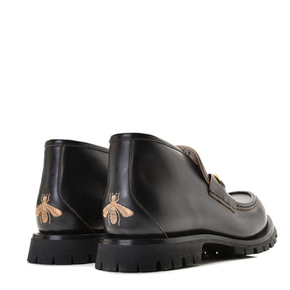 Gucci Cordovan Lux Mens Harald Horsebit Ankle Boots 12 Black 14 of 23