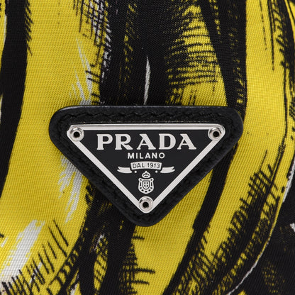 Prada Tessuto Nylon Banane Pouch Giallo 7 of 10