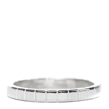 Chopard 18K White Gold Ice Cube Pure Band Ring 53 6.25 1 of 5