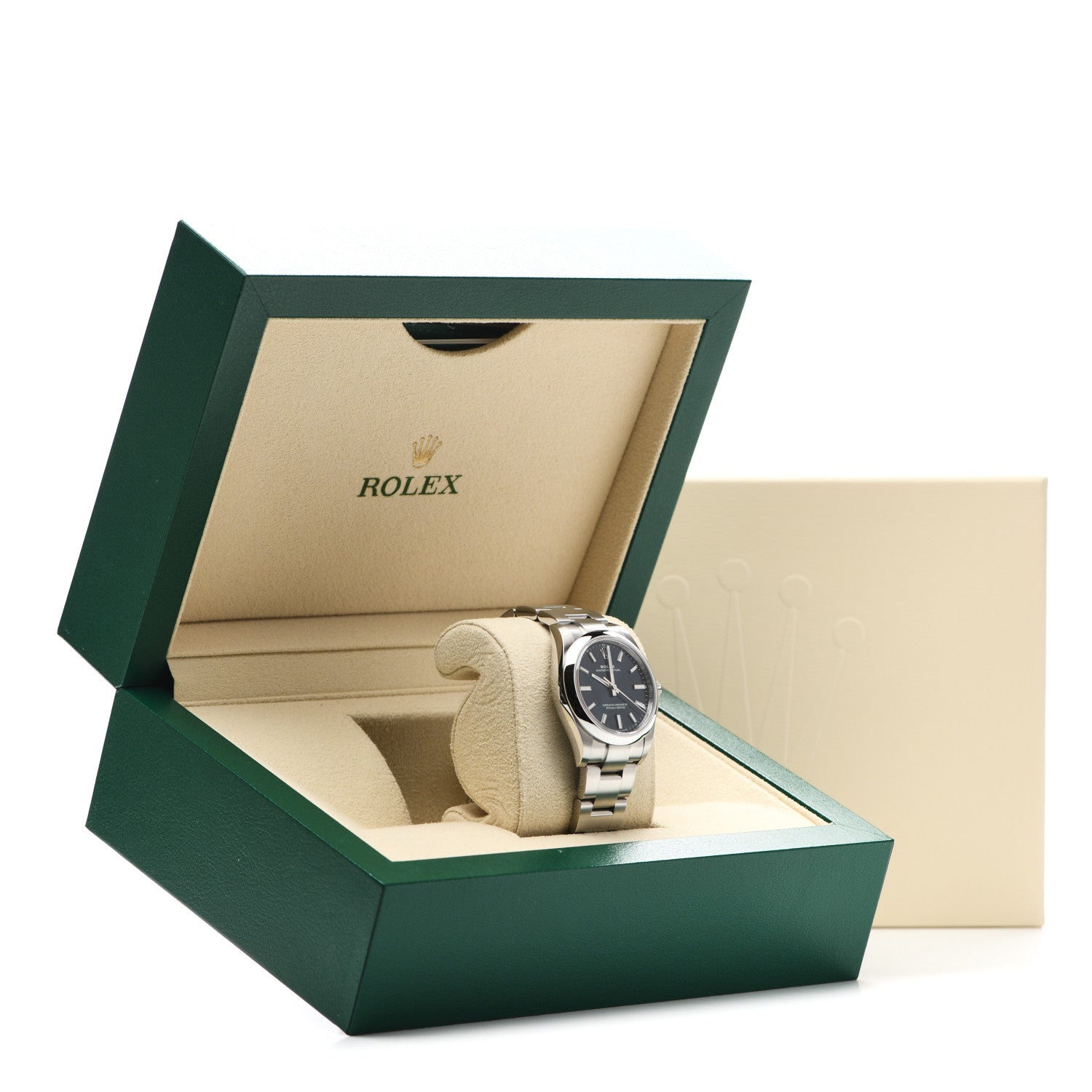 Rolex Stainless Steel 34mm Oyster Perpetual Watch Bright Blue 124200 5 of 5