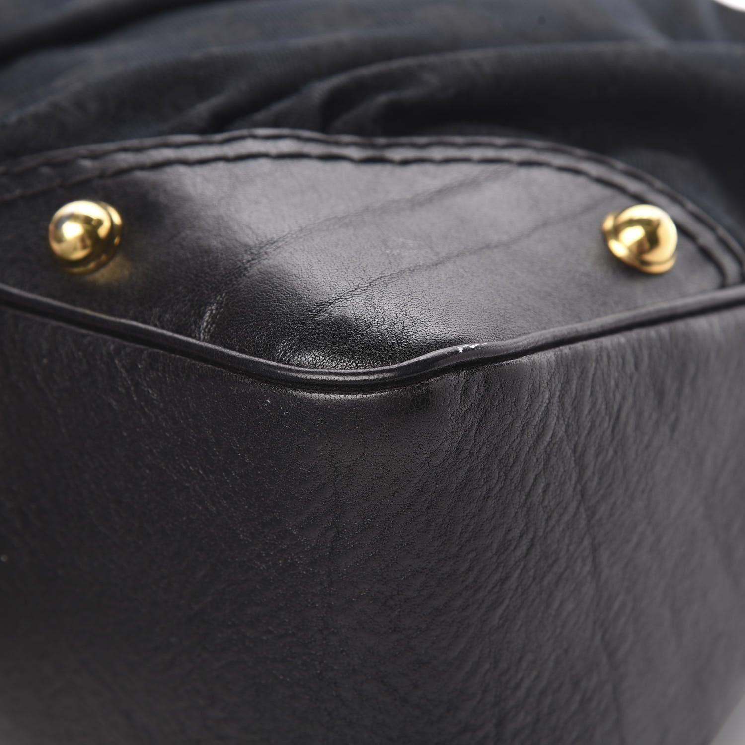 Gucci Monogram Medium Jockey Hobo Black 11 of 16
