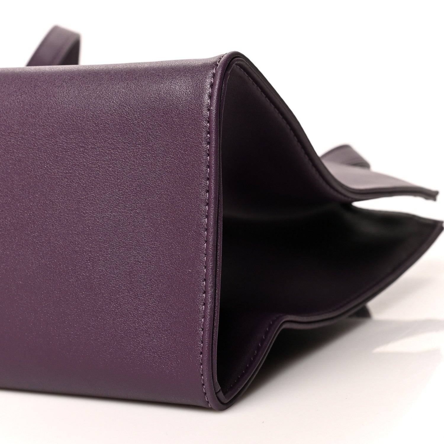 Telfar Vegan Leather Medium Shopping Bag Eggplant 10 of 10