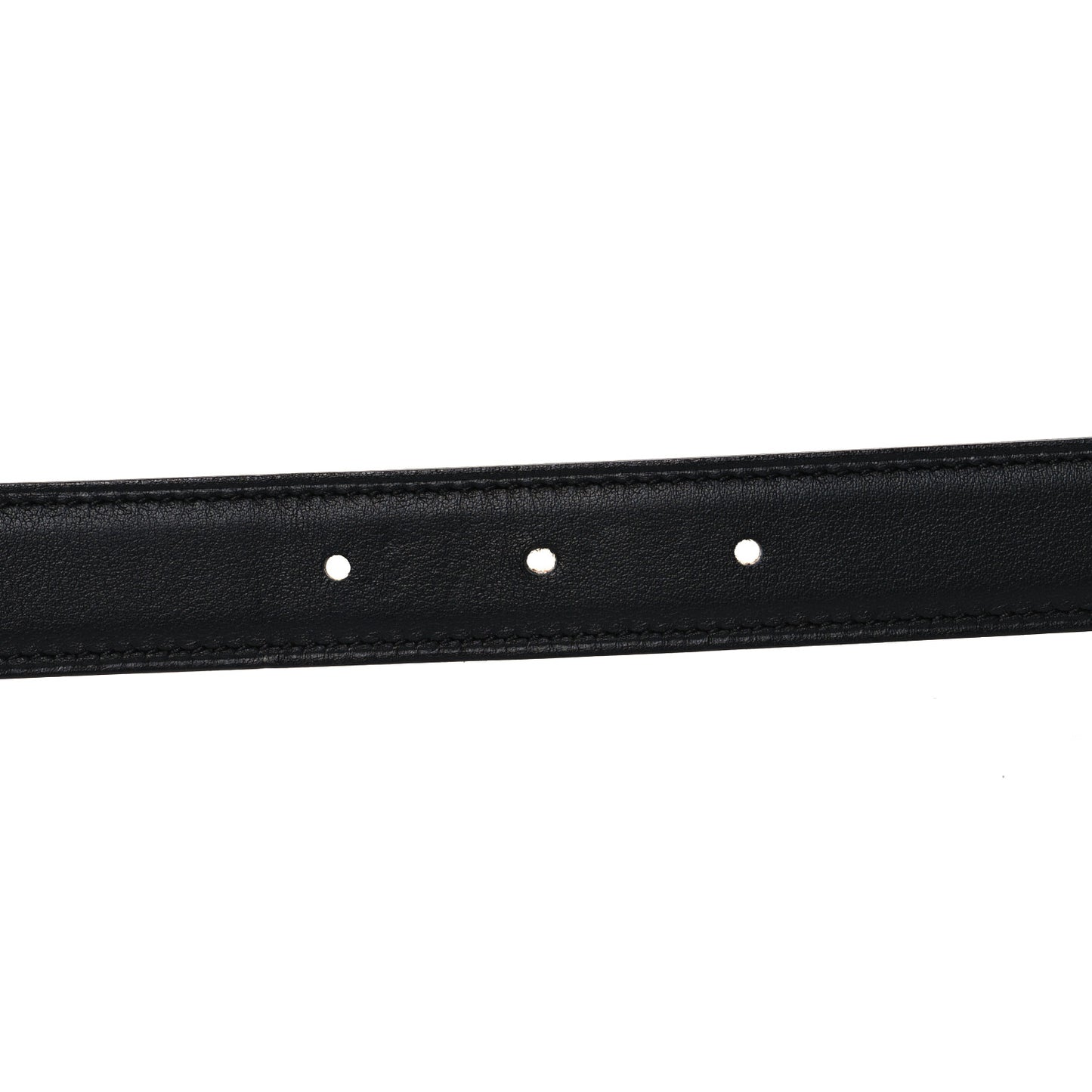 Swift Epsom 24mm Mini Constance H Belt 75 Black Gold