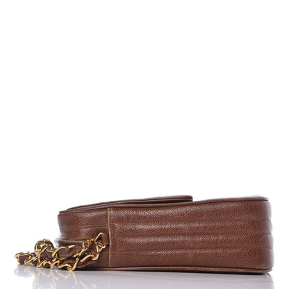 Chanel Caviar Vertical Quilt Bag Brown 11 of 18