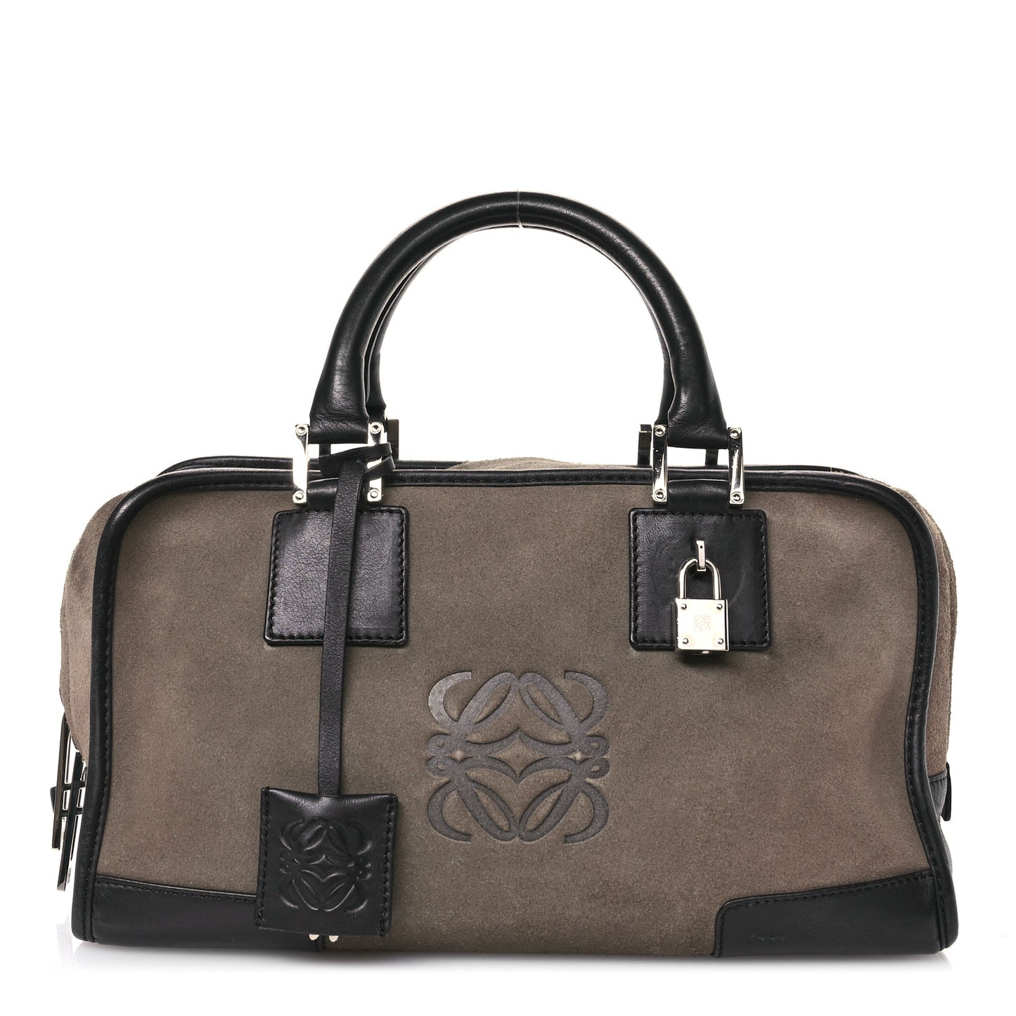 Suede Calfskin Amazona 28 Brown Black