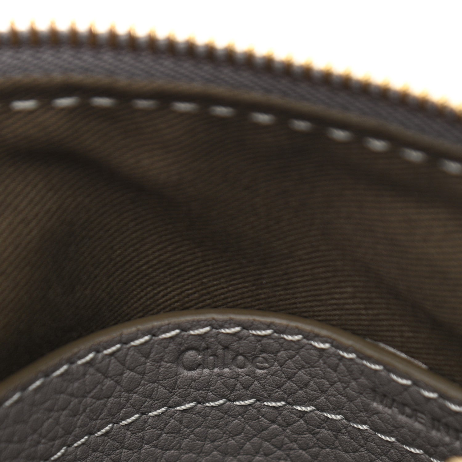 Chloe Calfskin Mini Marcie Satchel Cashmere Grey 6 of 10