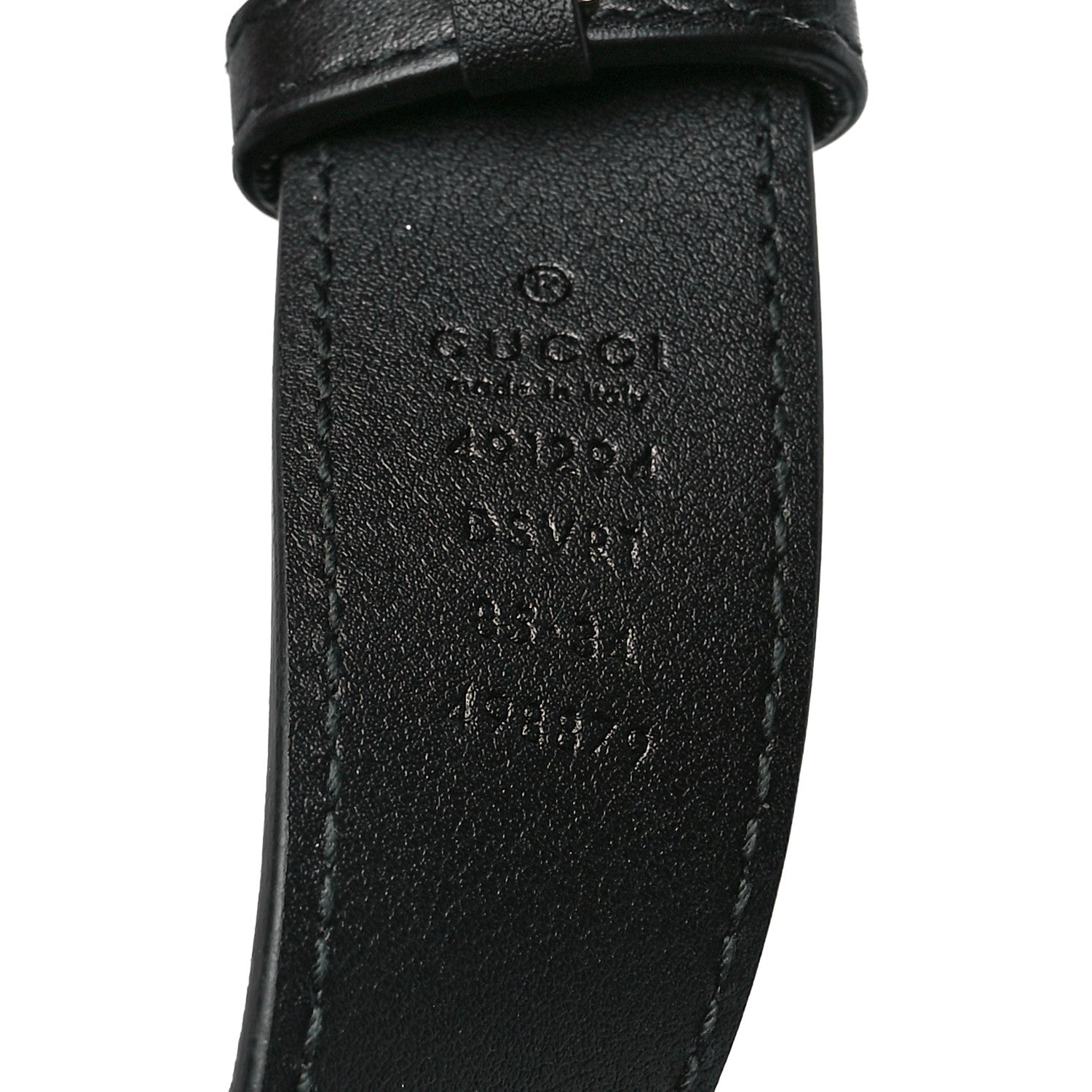 Gucci Calfskin Matelasse GG Marmont Belt Bag 85 34 Black 9 of 14