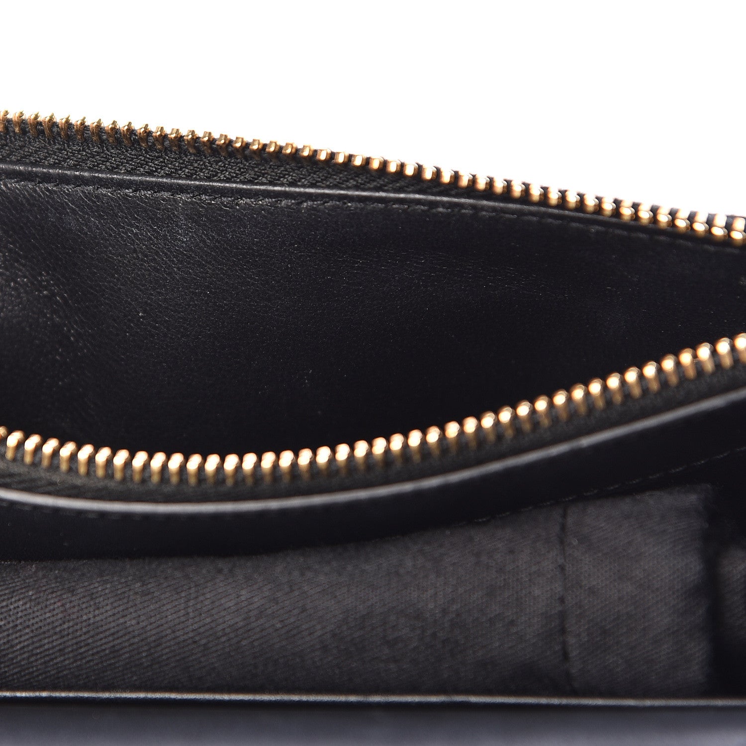 Saint Laurent Smooth Calfskin Classic Monogram Kate Tassel Chain Wallet Black 15 of 16